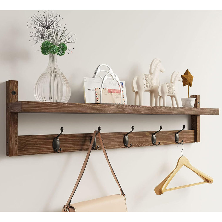 Wayfair wall discount shelf with hooks